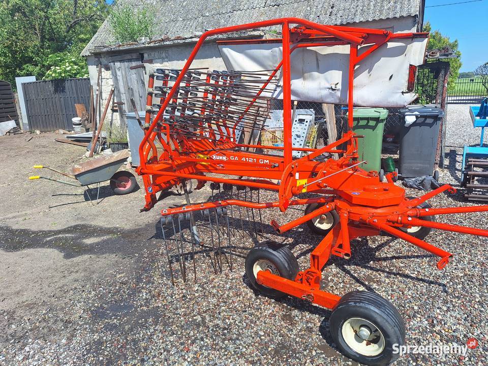 Zgrabiarka kuhn 4121 masterdrive tandem nieuszkodzony Zgrabiarki i przetrząsacze wielkopolskie Konin