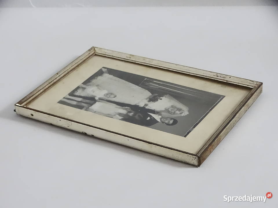Stylowa Ramka Vintage Metalowa z Duszą 13x18 Biłgoraj