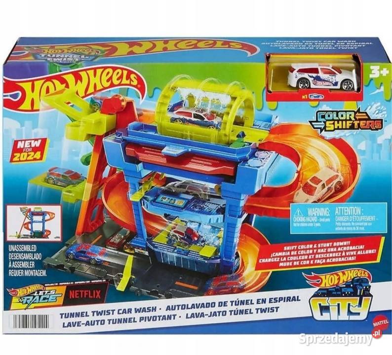 Myjnia samochodowa HOT WHEELS Odjazdowe zakręty Mikołów sprzedam