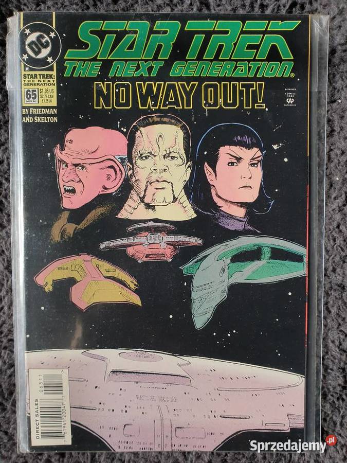 Star Trek The Next Generation 3 komiksy DC USA