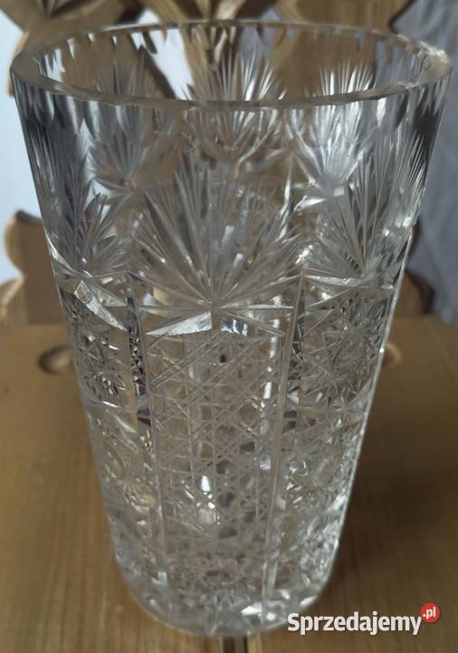 Kryształowy Wazon Duży Polska PRL Pozostałe Bukowina Tatrzańska