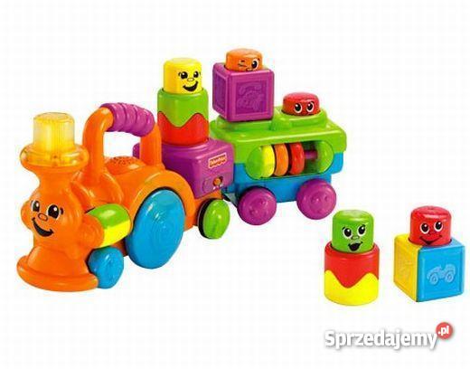 Fisher Wesoły Pociąg Muzyczny Zabawki Warszawa