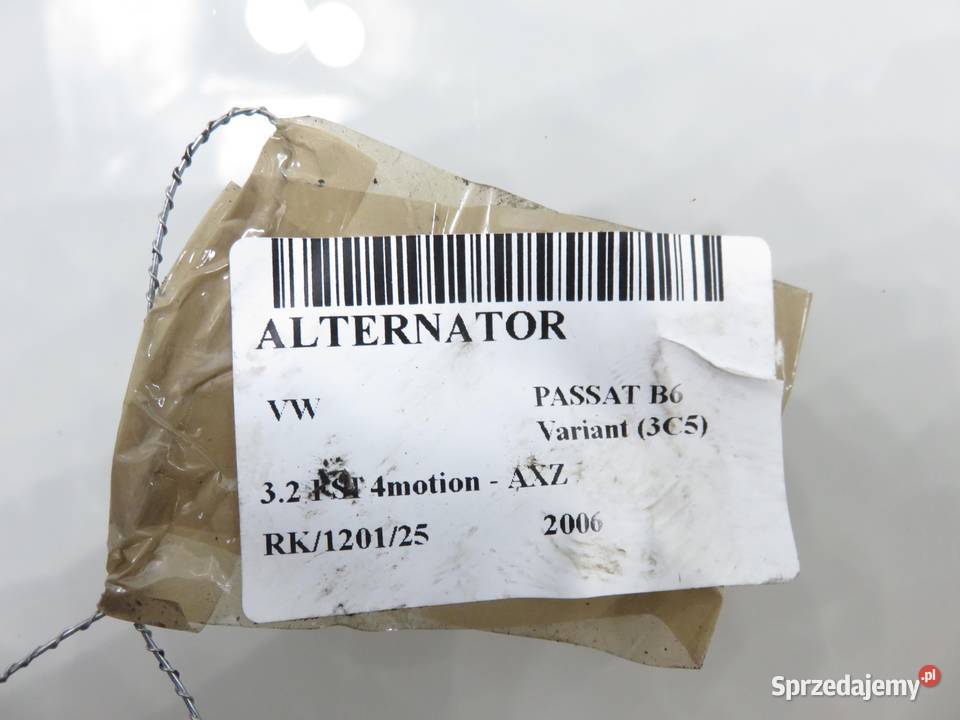 ALTERNATOR VW PASSAT B6 32 FSI 06F903023C sprzedam