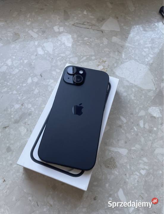 Iphone 15 kondycja 96 Czarny na Gwarancji Okazja Tarnów
