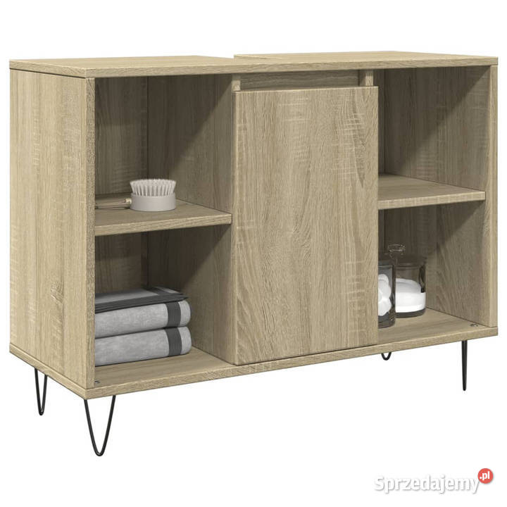 Szafka łazienkowa dąb sonoma 80x33x60 WM849680 Pozostałe mazowieckie Warszawa sprzedam