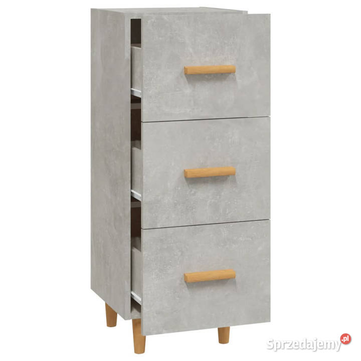 Szafka szarość betonu 345x34x90 materiał mazowieckie Warszawa