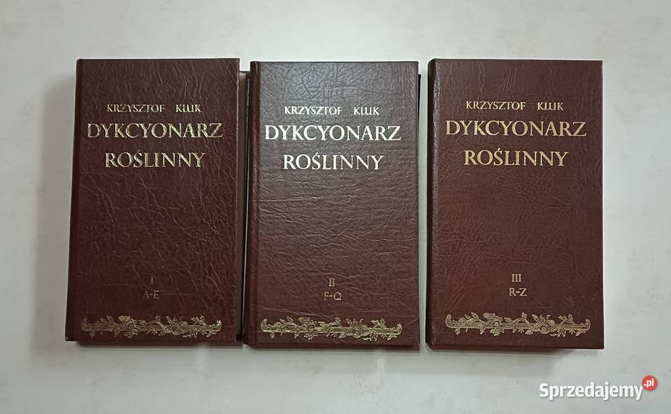 Krzysztof Kluk Dykcyonarz roślinny 1805 komplet śląskie Katowice