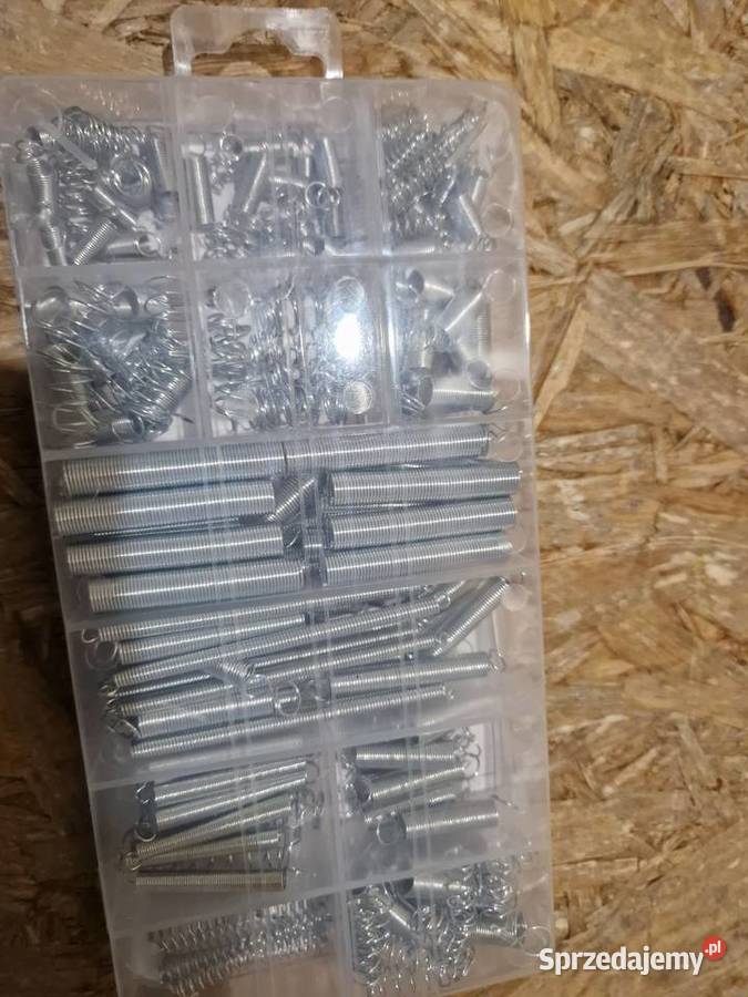 ZESTAW 200 SPRĘŻYNEK ROZCIĄGAJĄCYCH I Pozostałe Głogowa sprzedam