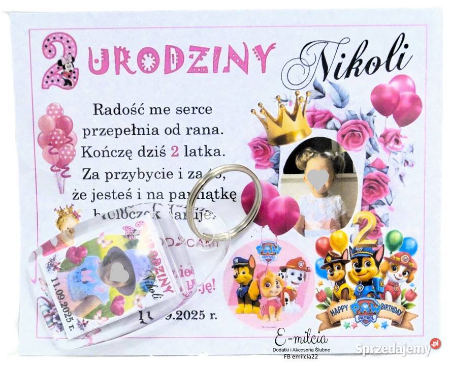 Breloczki ze zdjęciem jako podziękowanie gośc 2 Zielona Góra