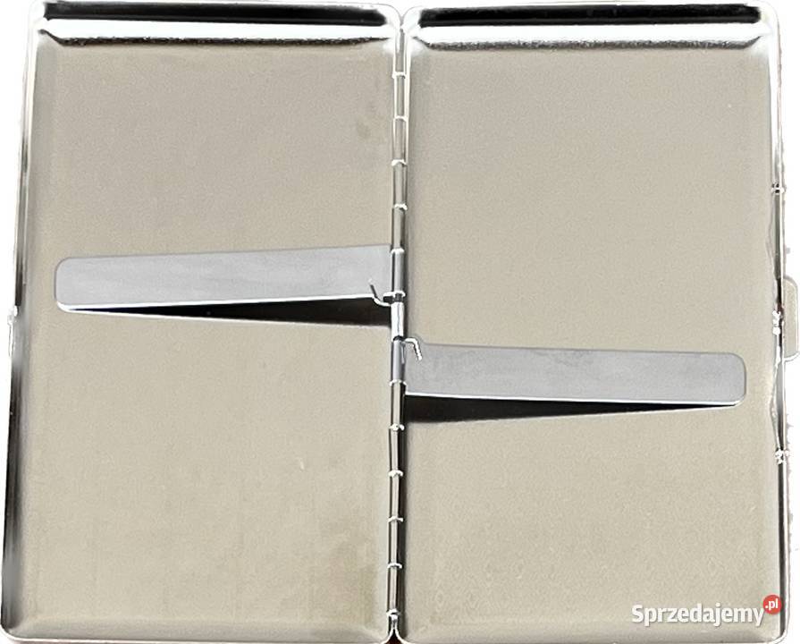 Srebrna Papierośnica na Długie Papierosy Linki Pozostałe Ostrowy nad Okszą