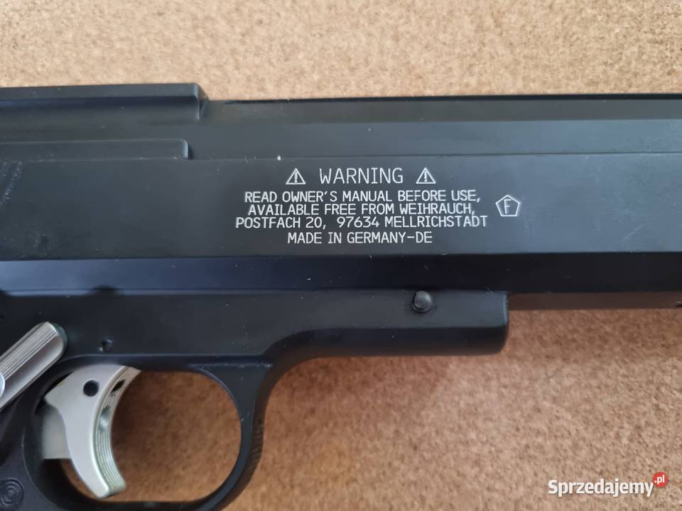Wiatrówka Weihrauch HW45 BS Pistolet kal55 Rzepin