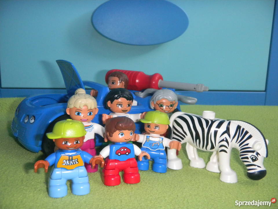 Lego Duplo Mechanik samochód narzędzia i figurki Łódź