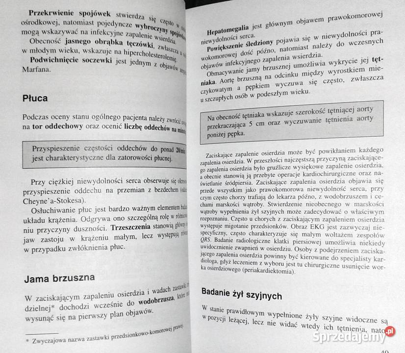 Kardiologia lekarzy rodzinnych Cezary Ścibiorski Chełm sprzedam