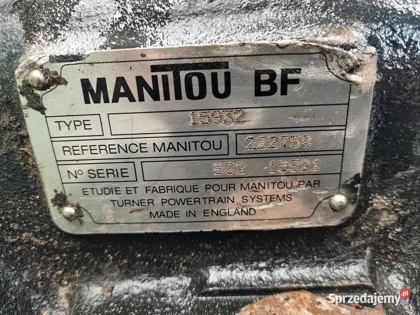 Manitou MLT 731 Skrzynia kątowa 15932 Wilkowo