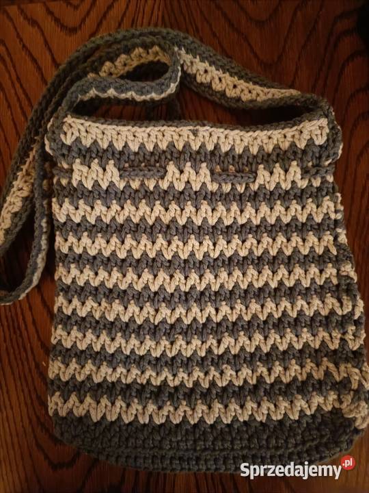 Torebka na ramię handmade niebieski Moda i Styl Lublin