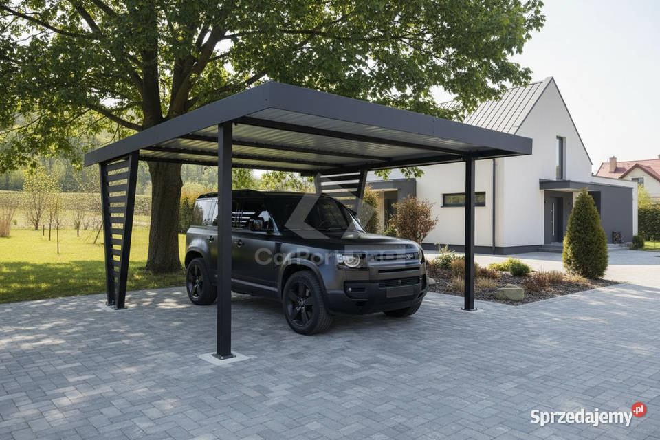 Carport V PREMIUM 48x5m Wypełnienie panelami 22m2 Oświęcim