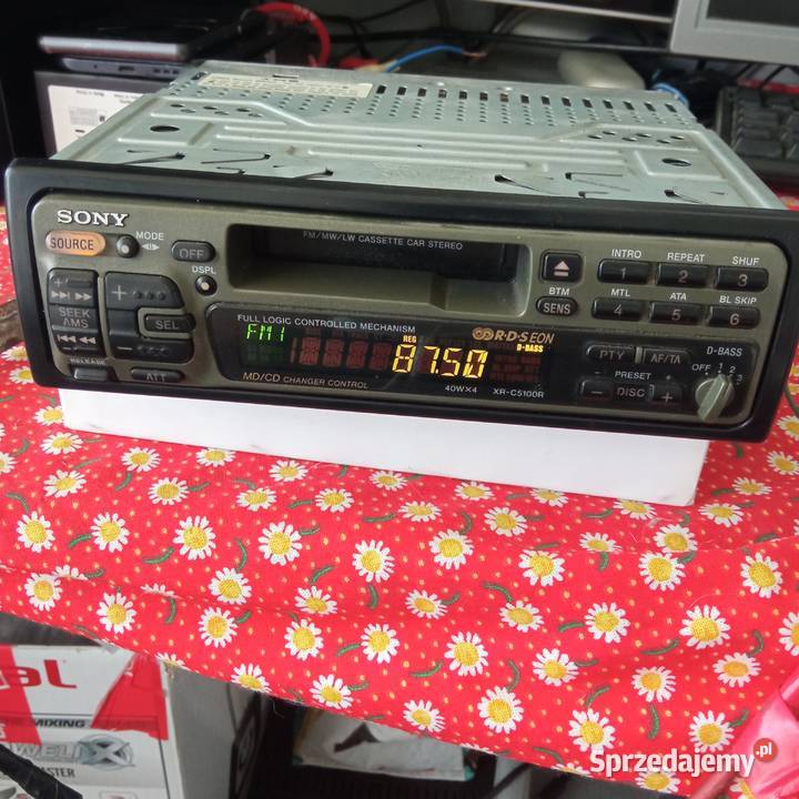 Radio Sony XRC5100R na kasety 4x40W funkcja D Szczecin