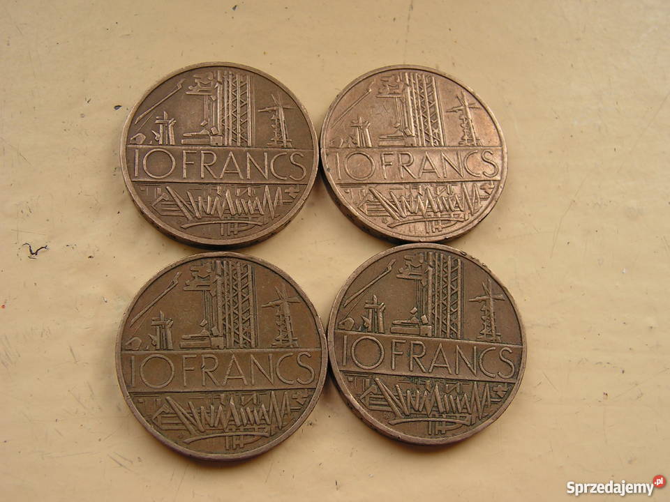 monety dziesięciofrankowe Sieradz