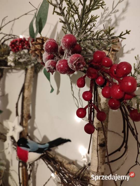 Ramka dekoracyjna okienko zimowe Boże Narodzenie Sosnowiec