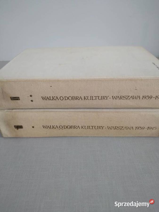 Sprzedam Walka o dobra kultury Warszawa 19391945 Rok wydania 1970 Poznań