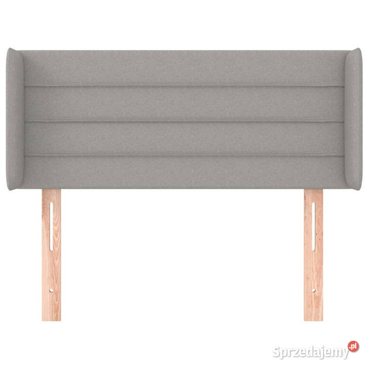 Zagłówek uszak jasnoszary 103x16x7888 tkanina Warszawa sprzedam