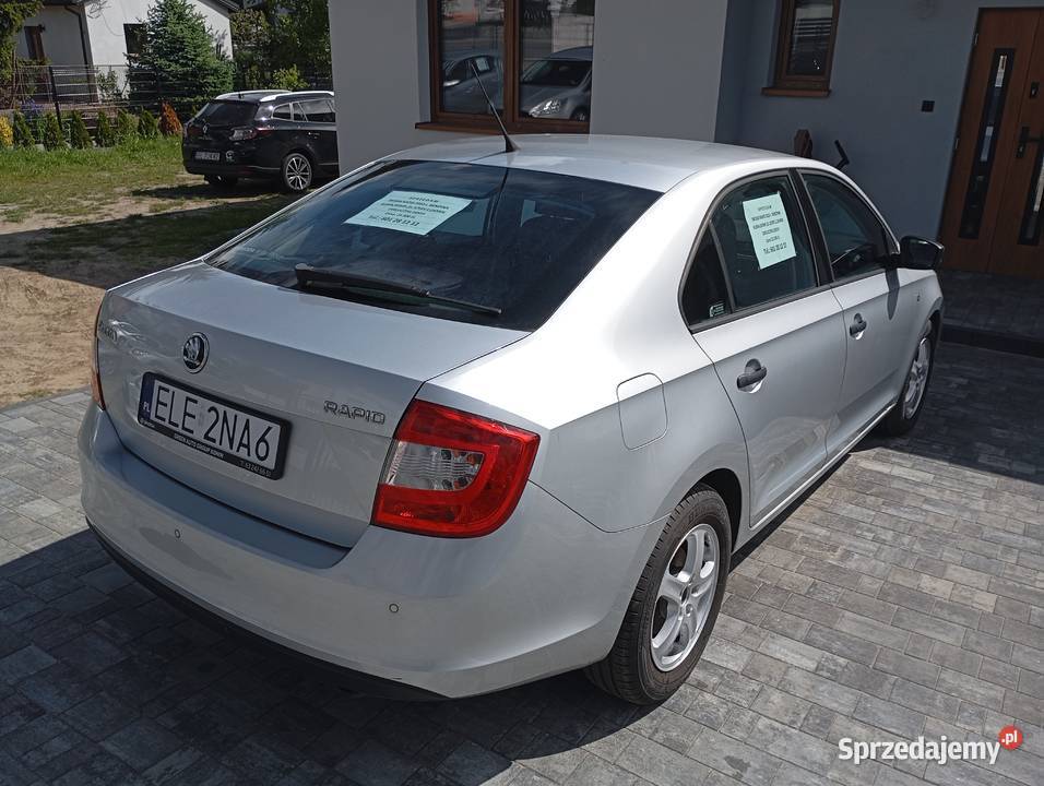 Skoda Rapid 2015r 12 TSI Benzyna Salon Polska łódzkie Łęczyca