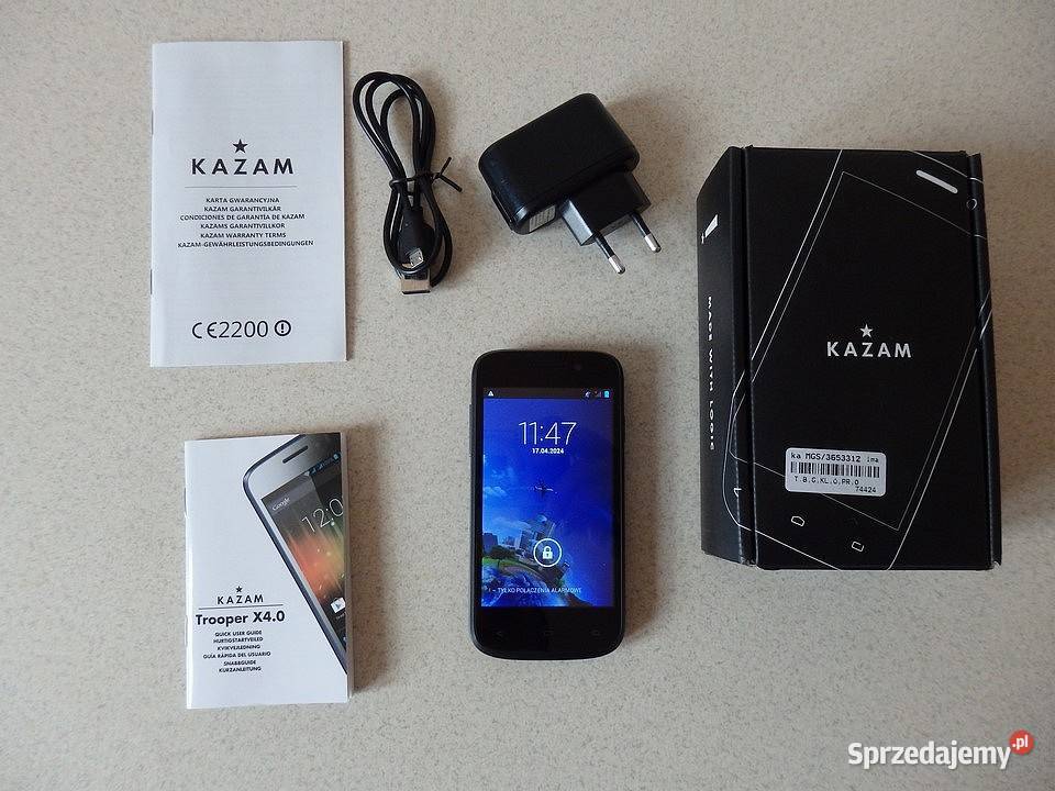Smartfon KAZAM TROOPER X40 3 wejścia SIM Rzeszów