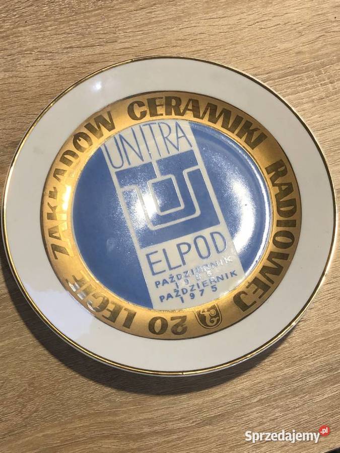 Talerz Unitra okolicznościowy Warszawa