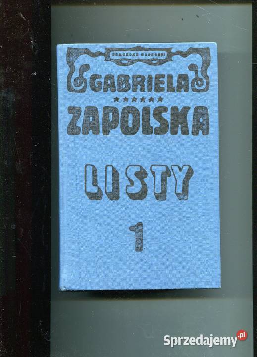 Listy T1 Zapolska Rok wydania 1970 Szczecin
