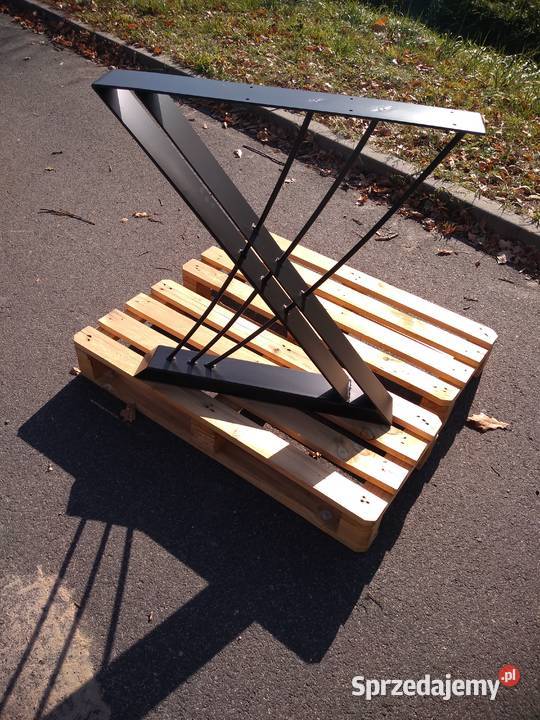 nogi stalowe do stołu loft industrial 75cm