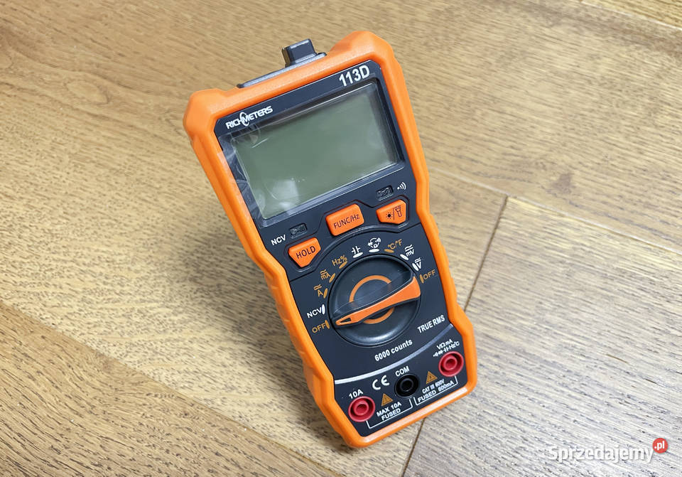 Multimetr cyfrowy RICHMETERS RM113D True RMS NCV Warszawa sprzedam