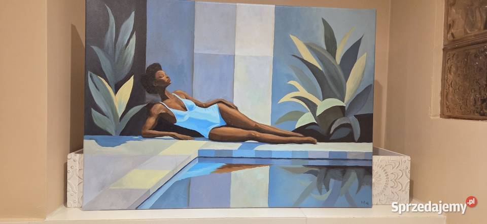 Obraz ręcznie malowany z certyfikatem Obrazki i obrazy śląskie Godów