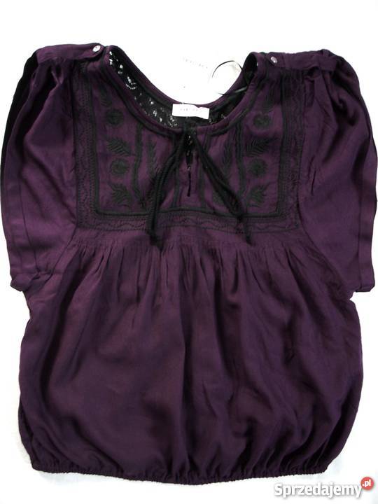 Orsay Bluzka Hafty Koronka Nowa 36 S krótki małopolskie Nowy Sącz sprzedam