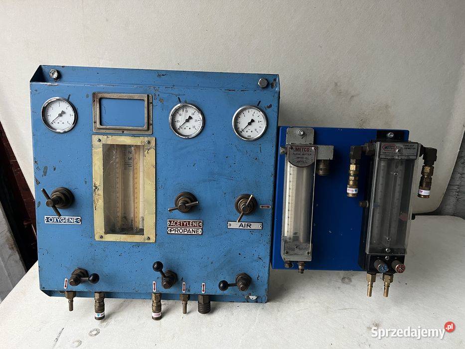 Panel sterujący gazami technicznymi METCO OXYGEN Tuliszków sprzedam