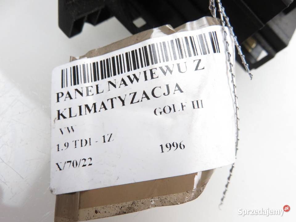 WŁĄCZNIK ŚWIATEŁ VW GOLF III 1H6941531A Czujniki i sterowniki świateł