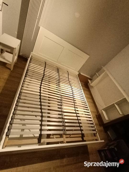 ikea lnset 160x200 łóżko ze stelażem i dolnośląskie Wrocław