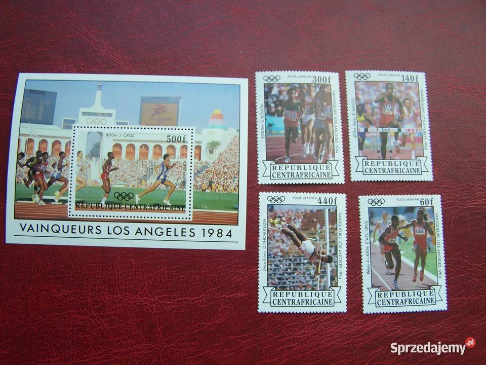 Centralna Afryka 1984 MNH Mi 108689 Sport Tychy