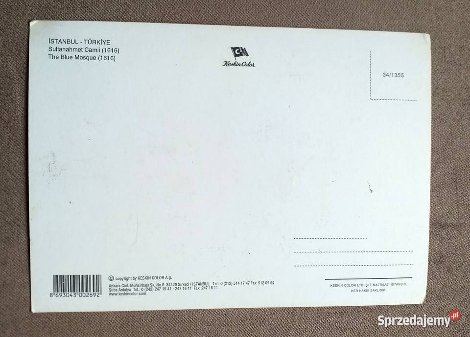 STAMBUŁ WIDOK NA BŁĘKITNY MECZET SULTAN AHMET Piszczac