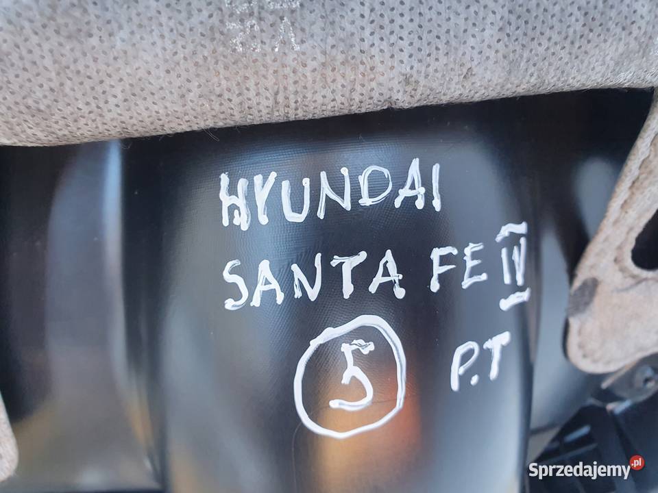 Hyundai Santa Fe IV TAPICERKA DRZWI PRAWY TYŁ Rudka