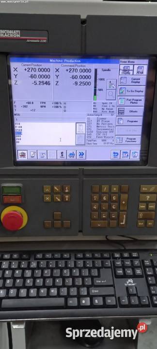 Centrum obróbcze CINCINNATI MILACRON DART 750 Jelenia Góra