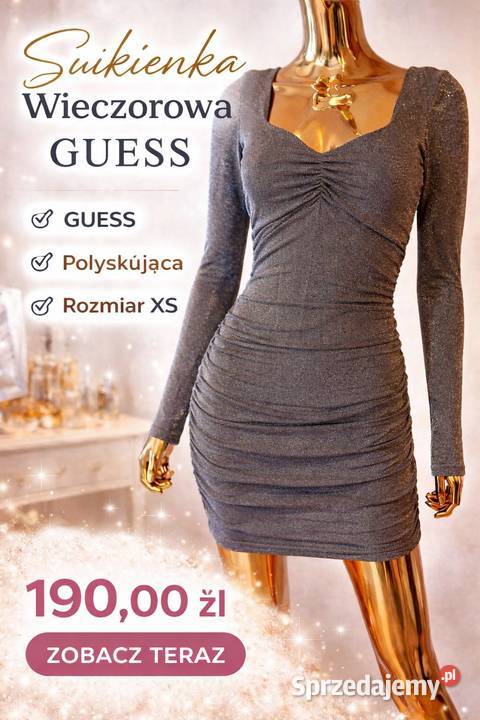Sukienka wizytowa Guess xs Szczawno-Zdrój sprzedam