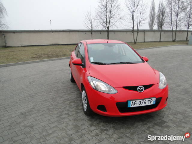 Piękna czerwona Mazda 2 122009 r nieuszkodzony Człuchów sprzedam