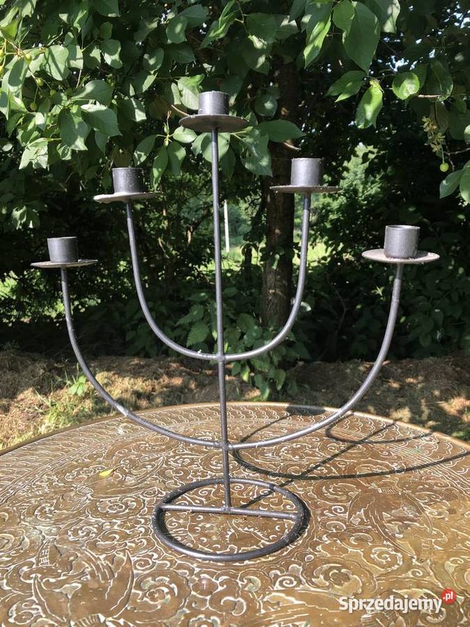 antyki świeczniki Obory