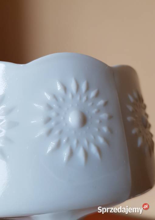 2 x pucharek Stokrotki lattimo Ząbkowice śląskie Dąbrowa Górnicza