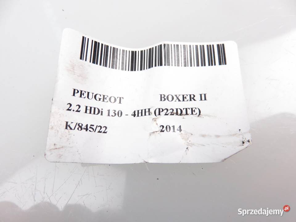 ZAMEK MASKI PEUGEOT BOXER II małopolskie