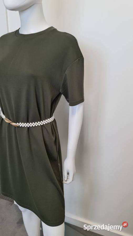 Sukienka w kolorze khaki Bez wzoru Nowogard sprzedam