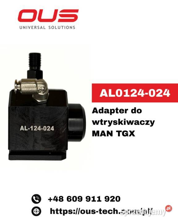 AL0124024 Adapter do wtryskiwaczy CRIN Bosch MAN