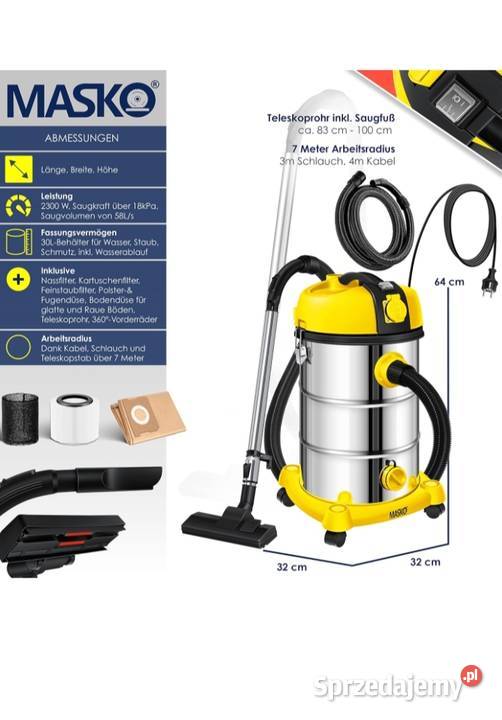 Odkurzacz przemysłowy 2300w Sieradz sprzedam