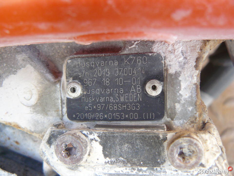 Husqvarna K760 Piła do kostki kamienia asfaltu małopolskie Kraków