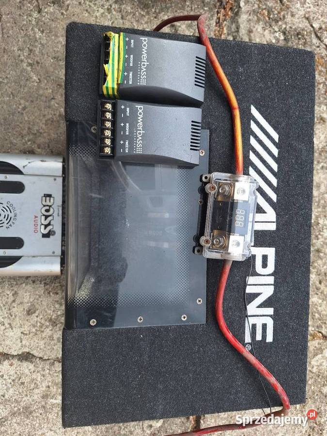Subwoofer Alpinewzmacniacz Boss Gołdap